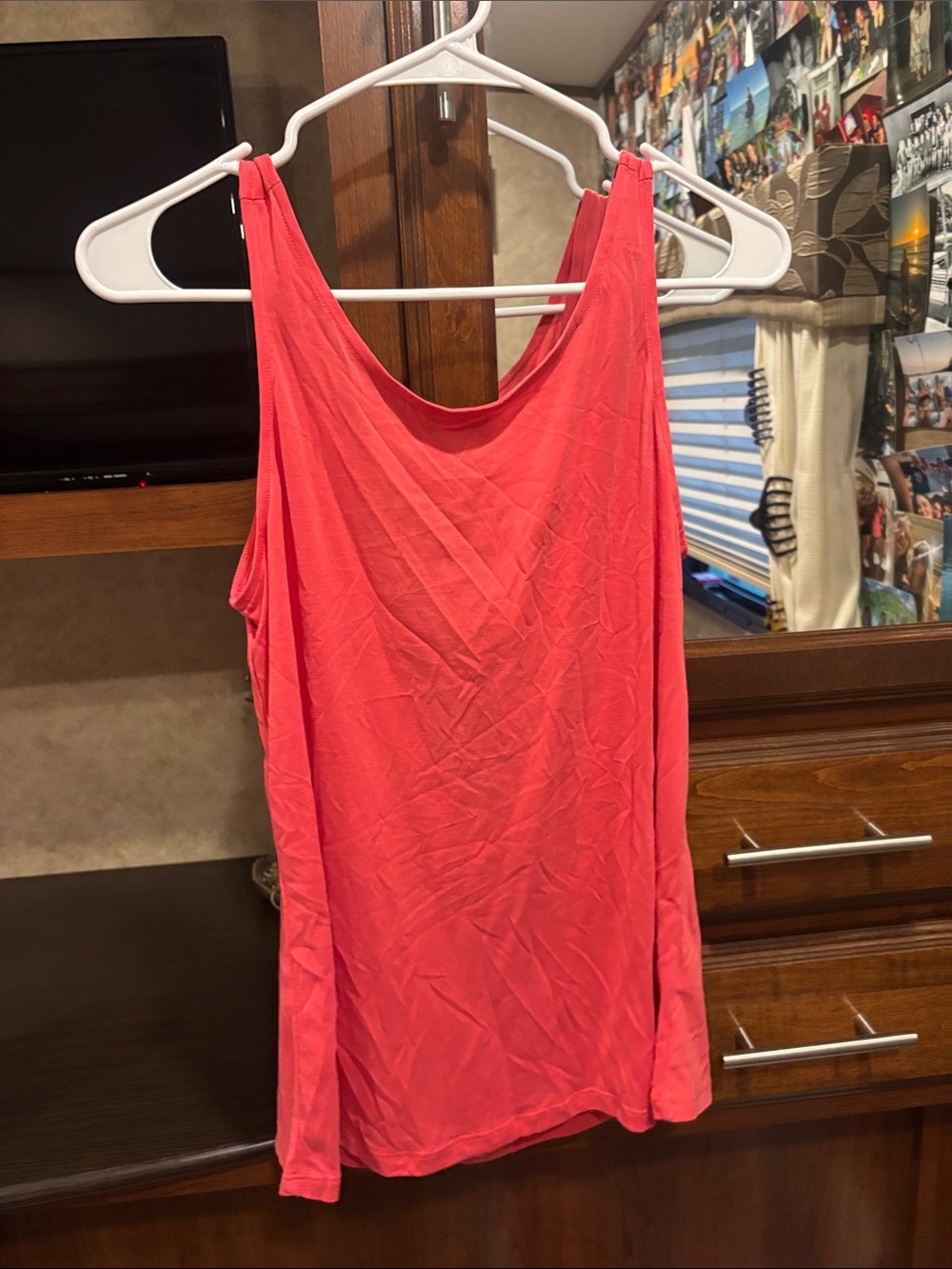 Naked Zebra Coral Tank Top - Scoop Neck